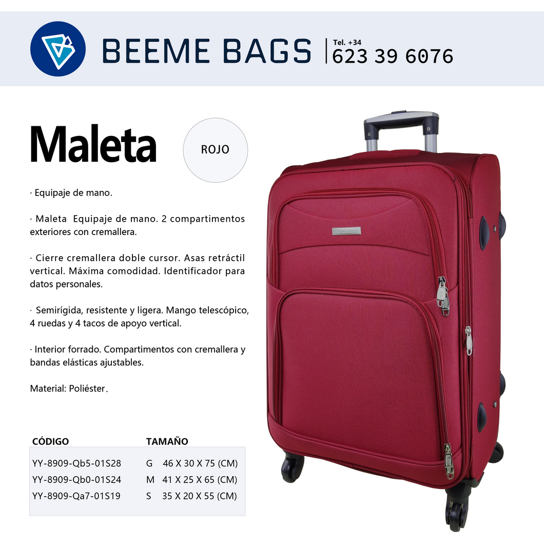 Maleta de lona 28inch(≈46x30x75cm)23-28kg